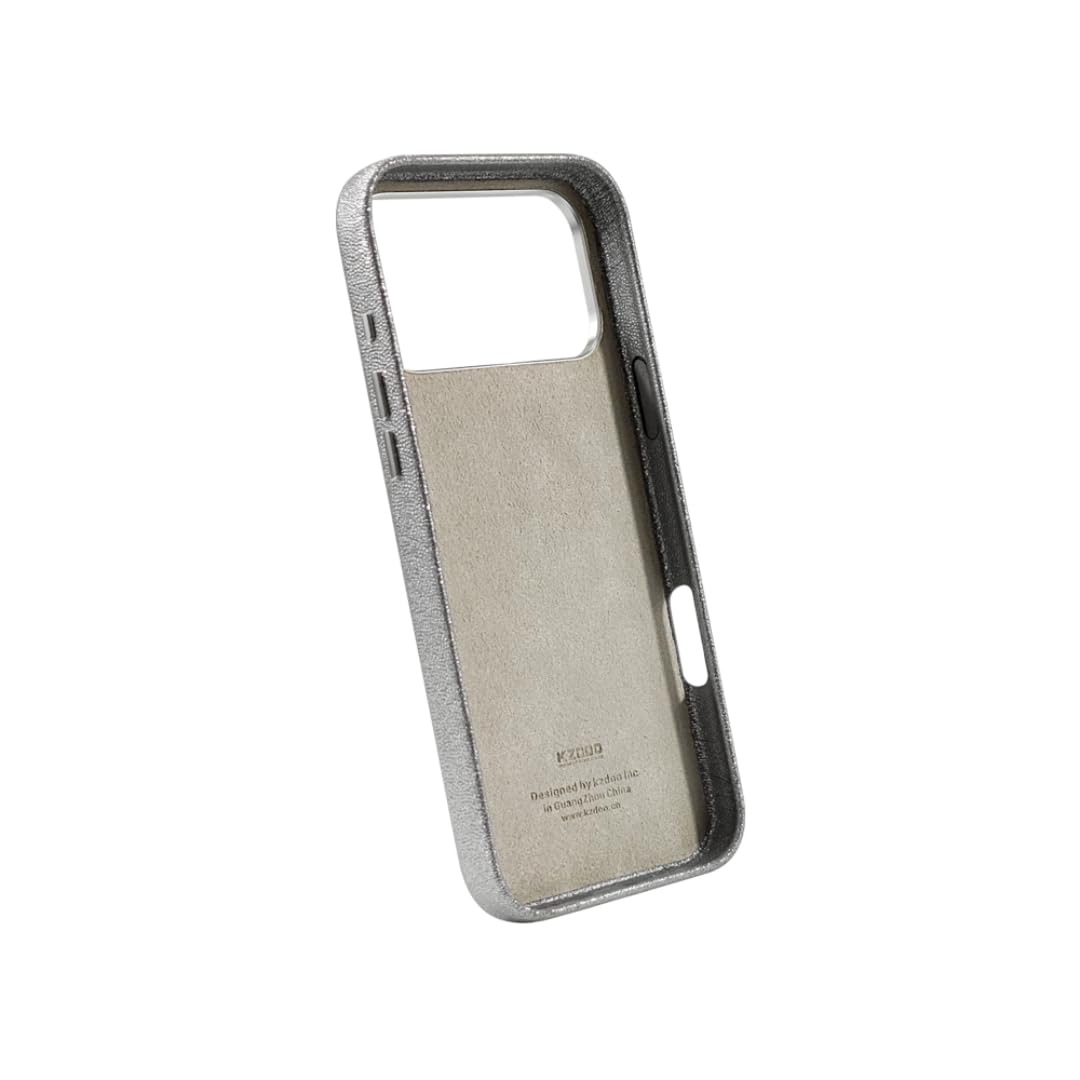 Do iPhone'a 17 Błyszczące, matowe, ochronne etui ze skóry PU, luksusowe (do iPhone'a 17/niebieskie)