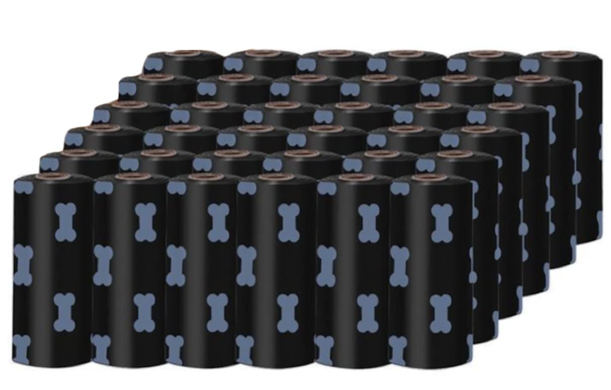 Bolsas para excrementos de perro, 600 bolsas para excrementos, extra gruesas, fuertes, 100% a prueba de fugas, biodegradables