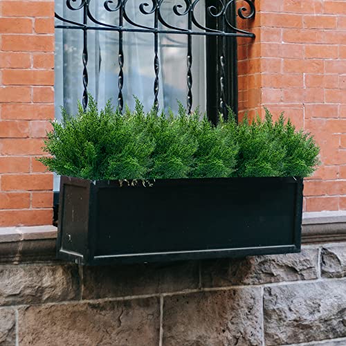 Jiftok Artificial Flowers Fake Plants For Outdoor, 12Pcs Outdoor Artificial Plants Uv Resistant For Home Decor Indoor, Faux Greenery Shrubs Plastic Flowers For Office Kitchen Garden Porch(Pine Branch) #TOP1