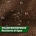 casa pura Toldo Impermeable para Exterior - Lona Impermeable Polietileno | Toldo...