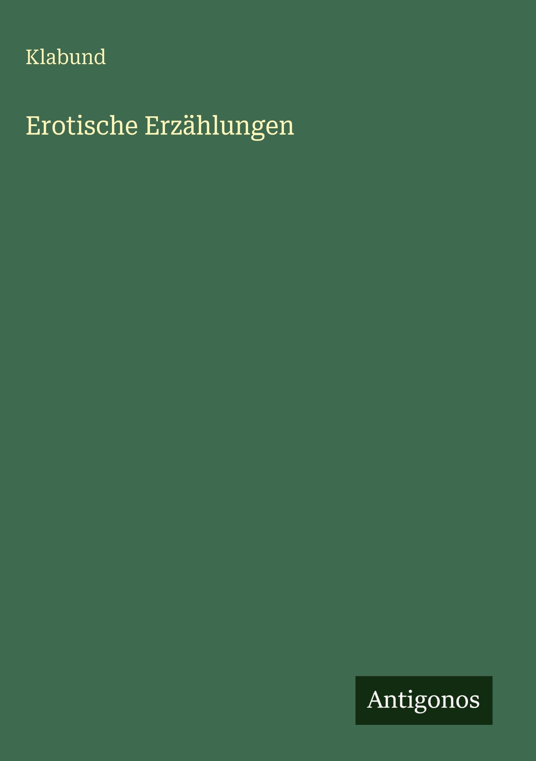 Erotische Erzählungen