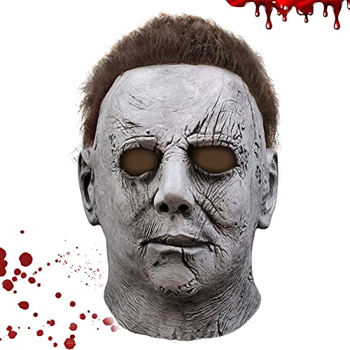 Stepsin Horror Movie Mask Scary Halloween Mask Horror Killer Full Head Cosplay Headgear Costume Props For Adults thumb #1