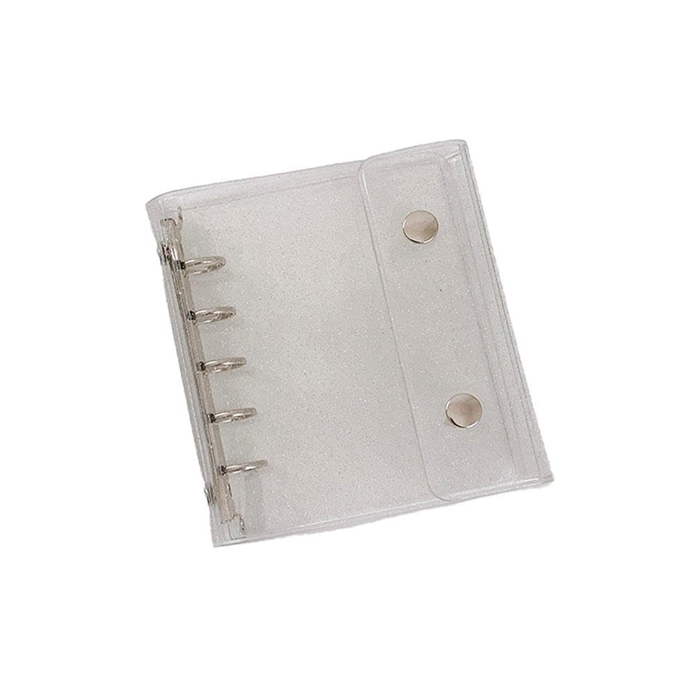 Amazon.co.jp: シール帳 透明 m5 手帳 クリアバインダー PVC素材 M5 5