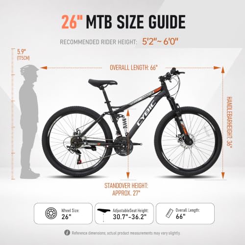 CYBIC Full Suspension Mountain Bike