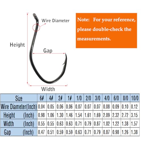 Image of Catfish Hooks Big River Bait Hook 8 /0 10 /0 High Carbon Steel Fishing Hook Saltwater Size Black Nickel
