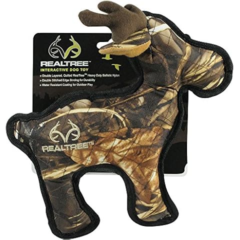 Hyper Pet Realtree Moose Interactive Dog Toy, Camo, for All Breed Sizes Cover