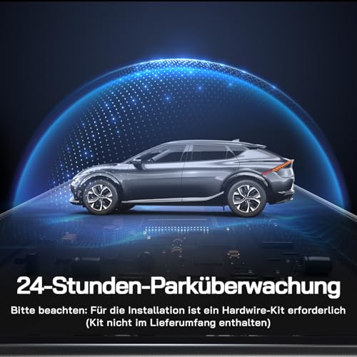WOLFANG Dashcam Auto Vorne Hinten, 4K+1080P Wi-Fi Dash Cam – Ansicht 6