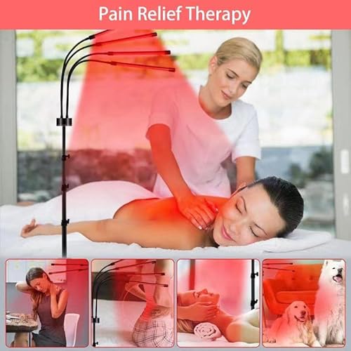 Shyineyou Red Light Therapy Device 80Leds Infrared Light Therapy With Stand(15"-60"),660Nm＆850Nm Deep Red Light Therapy For Body For Pain Relief,Skin #TOP2