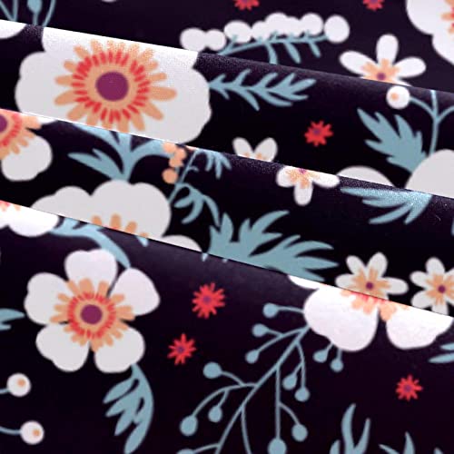 Housse de couette blanche à fleurs pour des nuits douces