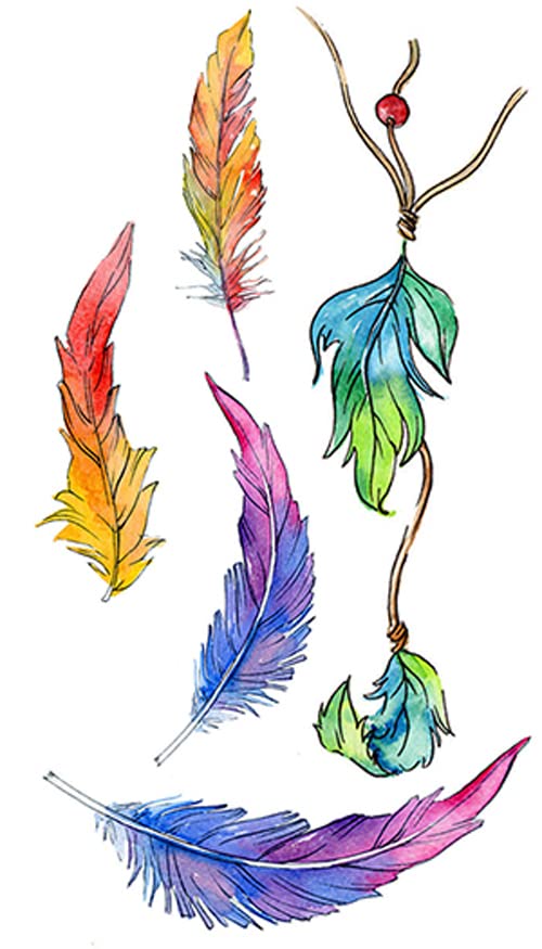 7 Sheets, 3D Temporary Tattoo, Realistic Fake Tattoo