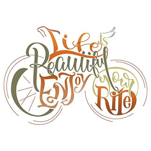 TIMBER ARTBOX Inspirational Wall Decor Γ’β¬β Life is Beautiful Bicycle Motivational Wall Stickers for Living Room & Bedroom Γ’β¬β Positive Quotes Bike Wall Art Sticker TIMBER ARTBOX Inspirational Wall Decor Γ’β¬β Life is Beautiful Bicycle Motivational Wall Stickers for Living Room & Bedroom Γ’β¬β Positive Quotes Bike Wall Art Sticker