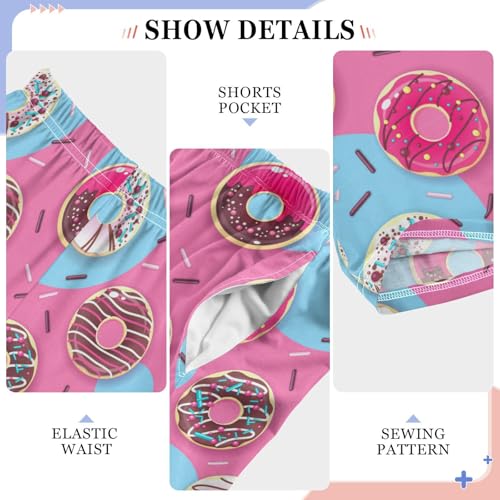 Colorful Sweet Donuts Boys Pajama Pants Pajama Bottoms Soft Sleep Pjs Lounge Pants M4