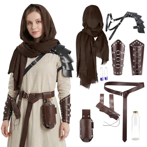 Joyincoser Juego de accesorios para disfraz de caballero