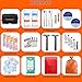 72 Hour Survival Kit - 291 Pieces Survival Gear and Supplies - 45L Go Bag Emergency Backpack, First Aid, Water Filter, Tools, Tent, Camping Essentials, Emergency Preparedness - The Alpha, Black XL