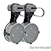 Wall Mount for Amazon Echo Dot w/ Cord (2 pcs Black) - Wall Hanger Cable Holder for Amazon Alexa Echo Dot 2nd Generation | No Drilling Screwless Full Protection Easy Mount Home Accessories by Adika