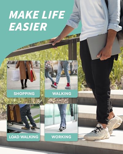 QBK Flat Feet Insoles, Arch Support Insoles for Plantar Fasciitis, Achilles Tendonitis, Bunion Relief, Metatarsalgia, and Bone Spur M - Image 7