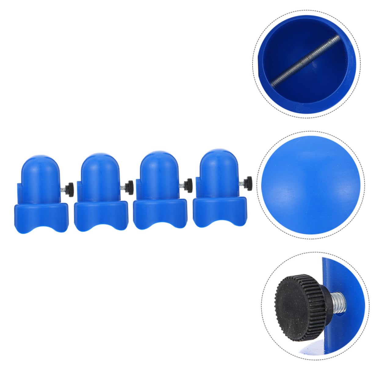 VANZACK 4 Sets Creative Trampoline Pole End Hats of Durable Tube Caps for Trampoline Enclosure Protective Covers Secure Fit and Wide Compatibility