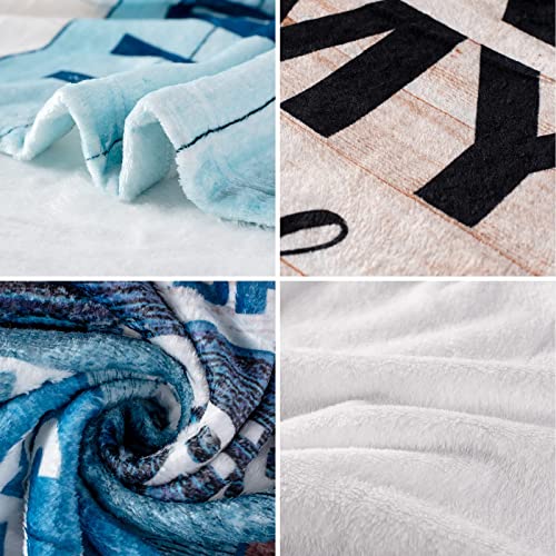 Anniversary Romantic Gifts For Him, Birthday Gifts For Husband From Wife, To My Husband Personalized Gifts For Men Ultra-Soft Throw Blanket, Wedding Father's Day Husband Gift (60 X 50 In) #TOP5