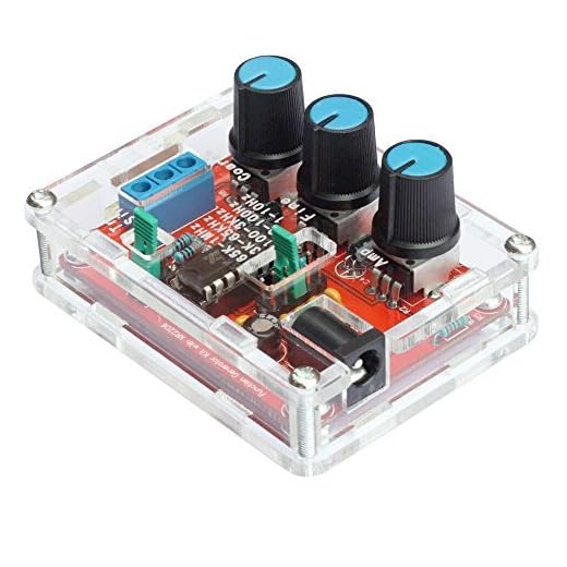 Signal Generator DIY Kit, KKmoon XR2206 High Precision Function Signal Generator DIY Kit Sine/Triangle/Square Output 1Hz-1MHz Adjustable Frequency
