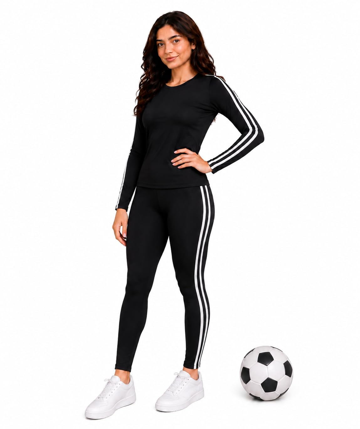 Tracksuit for Woman Round Neck Top & Bottom Set | Active Wear | Gymwear | Sports Suit for Girls/Womens-picture-28