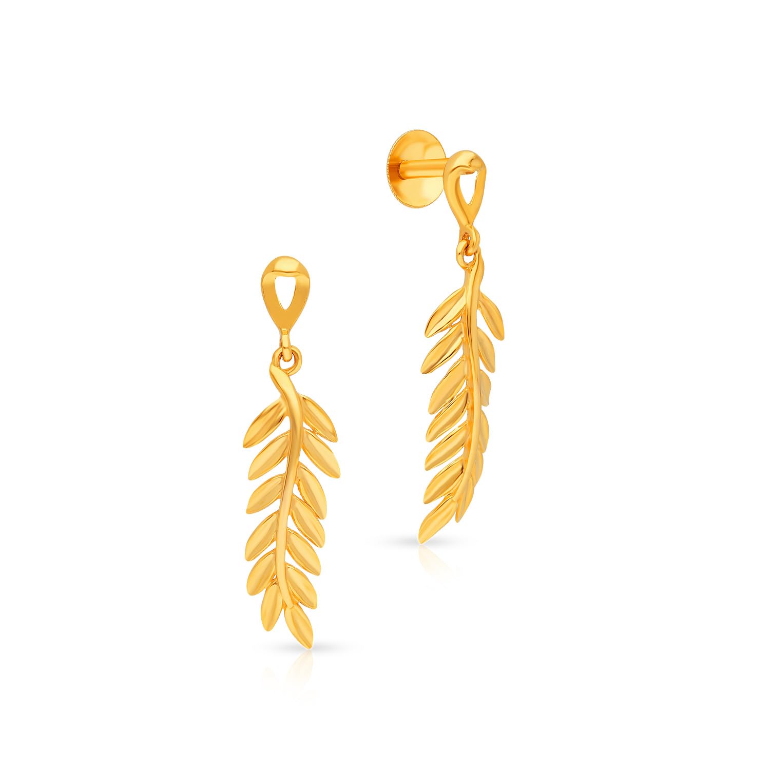 Malabar Gold & Diamonds 22k Yellow Gold Earrings for Women, Girls and Kids | 22 kt (916) BIS Hallmark Gold Dangle Earrings for Birthday, Anniversary & Festive Gift (B0D76T8CH5) Amazon Price History, Amazon Price Tracker