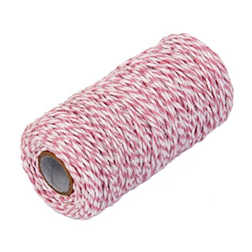 LUOEM 100 m katoenen bakkerkoord glazen fles geschenkbox decoratie