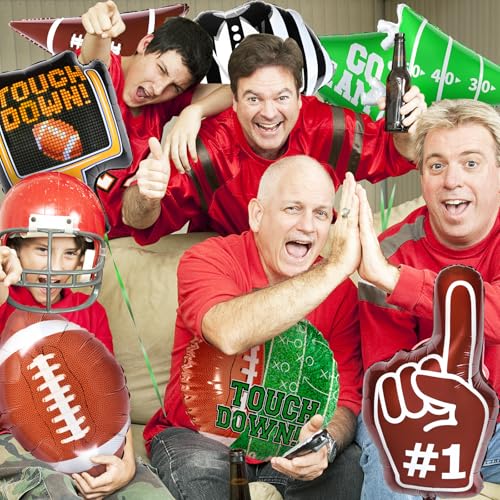 Football Party Decorations Football Shaped Foil Balloons,Touchdown Balloons for Football Game Tailgate Party Decorations - Image 7