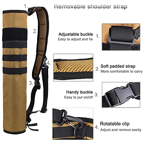 Bolsa de flechas plegable para evitar incómodos balanceos al tirar al blanco 3