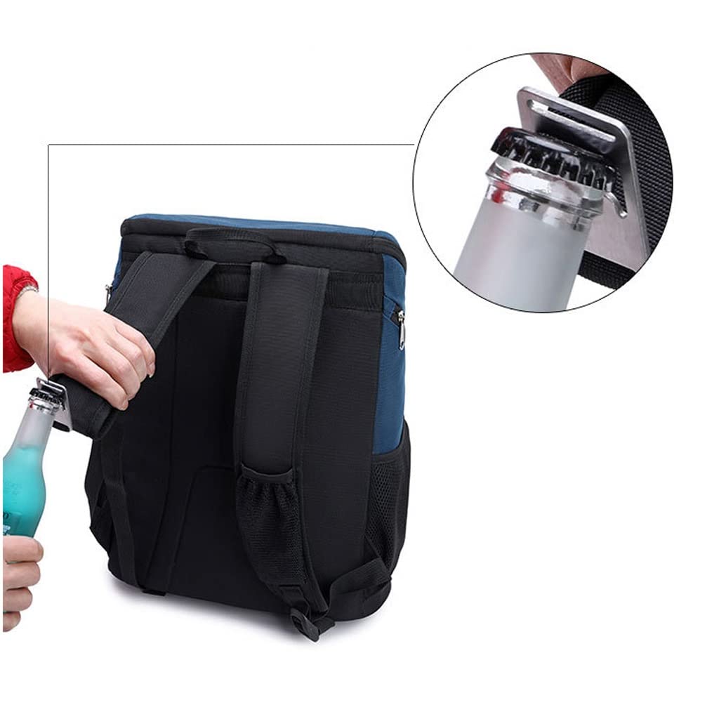 Bolsa Termica Oficina Mochila de Almuerzo Grande for Hombres Mujeres aislados la Mochila Bolsa Asas del con Soporte Botella Caja Contenedor Loncheras De Trabajo(A)