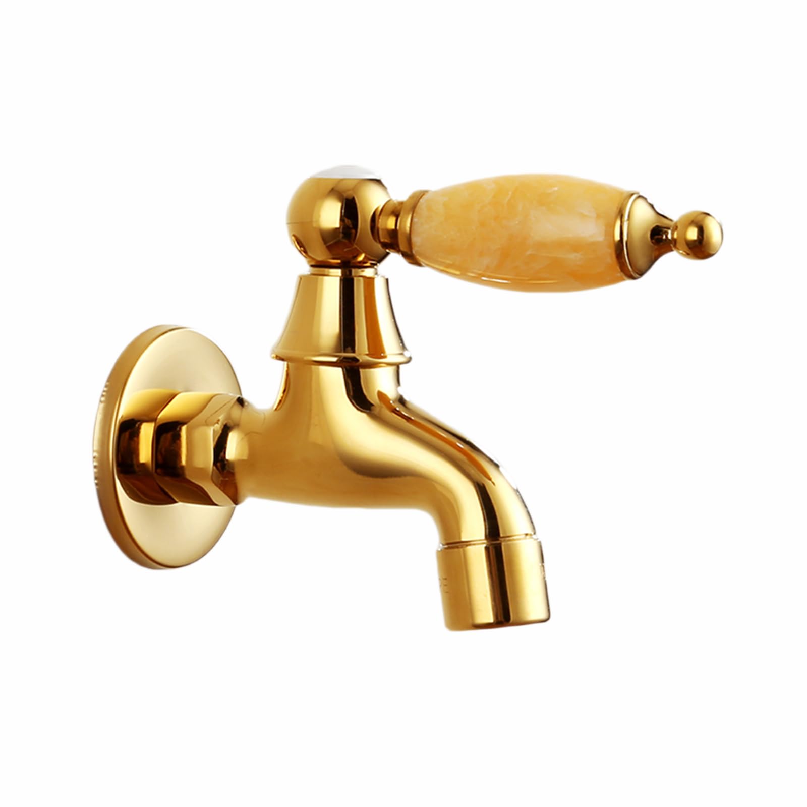 Grifo de agua fría G1/2 para pared de piscina o balcón LWX oro