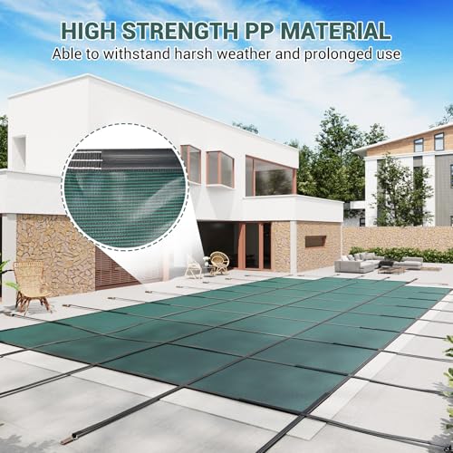 Garveelife NIZIEJ2TT-JFEJIJ63AVRWW9BI Inground Pool Safety Cover 16X32 Rectangle thumb #1