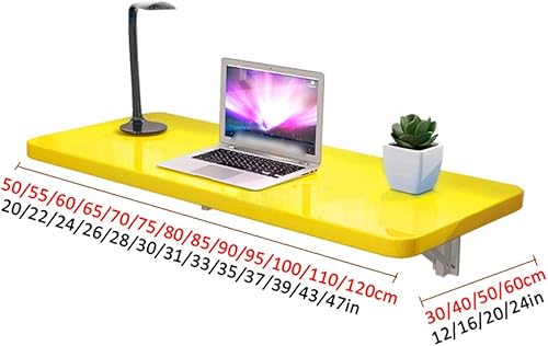 Miniatura 3 de KDDEON Mesa multifunción montada en la pared, mesa de trabajo plegable, escritorio de ordenador de oficina en casa, mesa de comedor flotante de