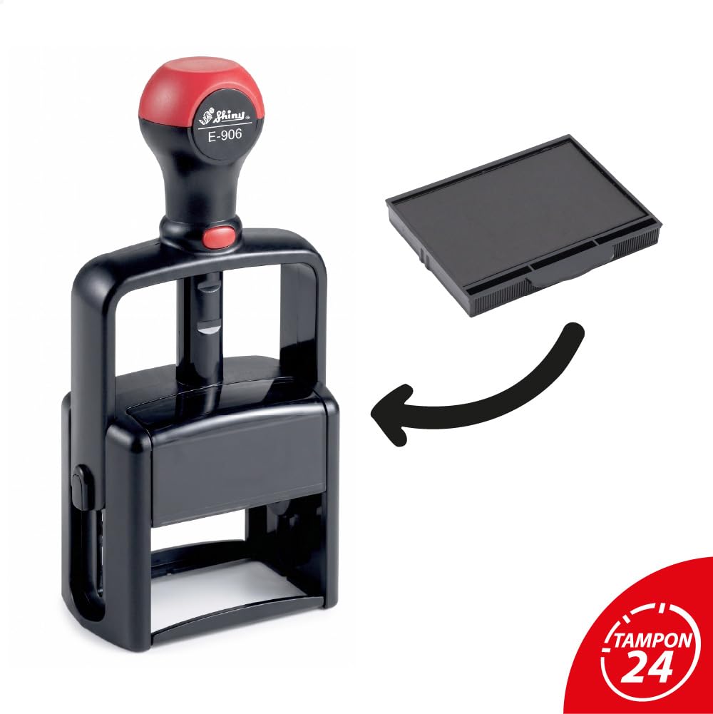 Cassetta d'inchiostro per Shiny Printer E-906 | Cartuccia Shiny E-906-7 (confezione da 3)