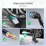 EVJUICION EV Charger Cable Type 2 to 3 Pin Plug 15M, [6/8/10/13A] 3 Pin EV Charger, 3kW Electric Car Charger, IP67/IP54 Type 2 Charging Cable 3 Pin with 3 LED Indicator Lights, for Type 2 EVs & PHEV - Image 7