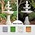 Glitzhome Water Fountain Outdoor Floor-Stand Fountains with LED Light & Pump, Oversized 3 Tier Terrazzo Waterfalls Patio Fountain and Waterfalls Outdoor Yard Fountains for Lawn Garden Backyard Deck