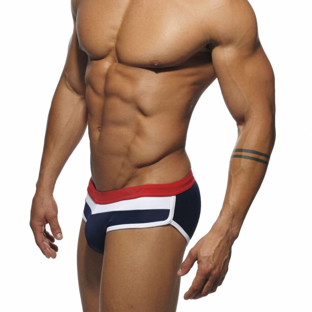 Slips de Bain Hommes, Maillot de Bain Homme Taille Basse Short de Natation Shorts de Bain pour Piscine Plage YK09 - M-XXL
