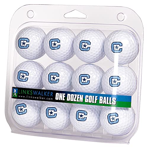 LinksWalker Citadel Bulldogs Golf Balls Gift Pack 12 2-Piece Regulation
