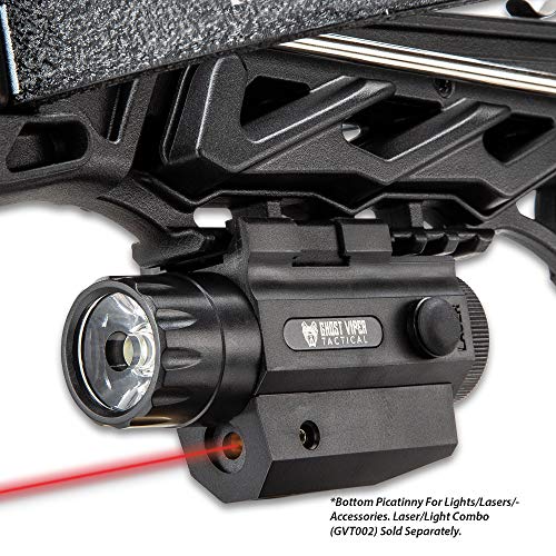 M48 Hell Hawk SELF-Cocking Assault Crossbow Pistol - Lightweight Fiberglass Construction, 185 FPS, Bolts Included - Length 24 2/5”