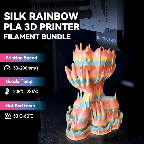 Jayo XJJUS-SILK-RB01-05+LG+SV-250G*8 3D Printer Filament Bundle, Pla Silk Filament Bundle Multicolor thumb #4