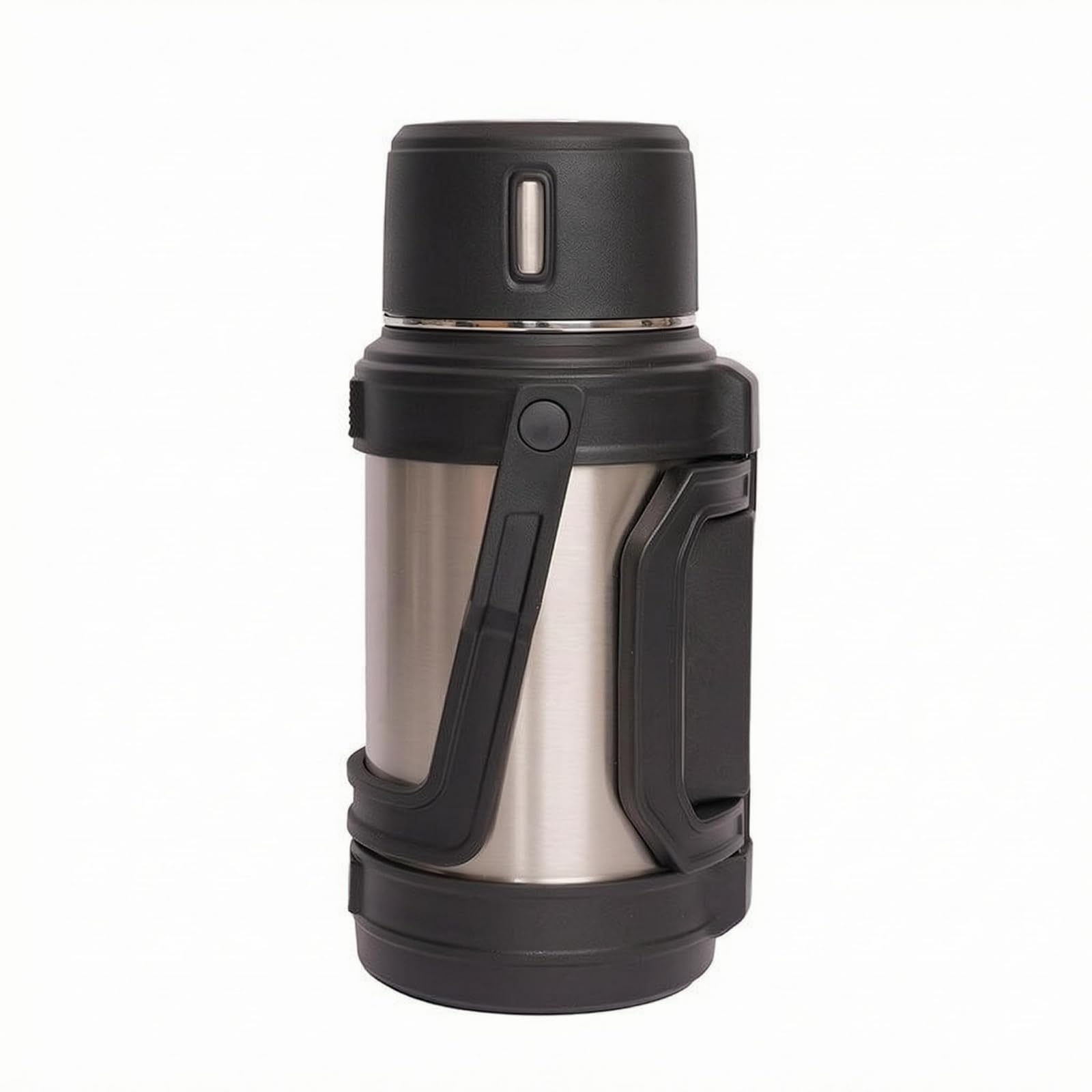 Outdoor Isolierflasche Wasserflasche Thermosflasche Trinkflasche mit Edelstahlkorpus Und Schraubdeckel für Langen Wärmeerhalt Und Kältehaltung für, Edelstahl, 4 L