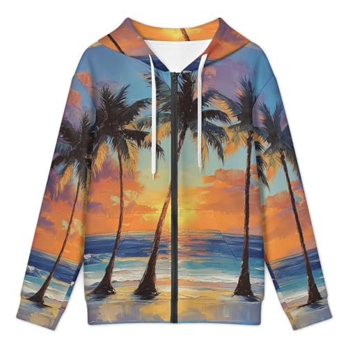 Key West Florida Conch Republic Men's Hoodies with Zipper Lightweight Long Sleeve Casual Sweatshirts3