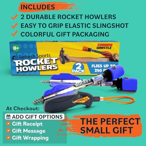 Toy Rocket Launcher for Kids: Best Outdoor Toys Slingshot Rocket Launchers & Foam Rockets Games for Boys Girls All Ages - Summer Birthday Party Gift Idea & Great Gifts for Boys Toys Age 8-10 11 12+ — view 5