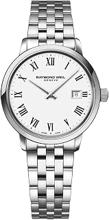 Toccata Classic Women's Watch, Quartz, White Dial, Black Roman Numerals, Stainless Steel Bracelet, 29 mm (Model: 5985-ST-00300)