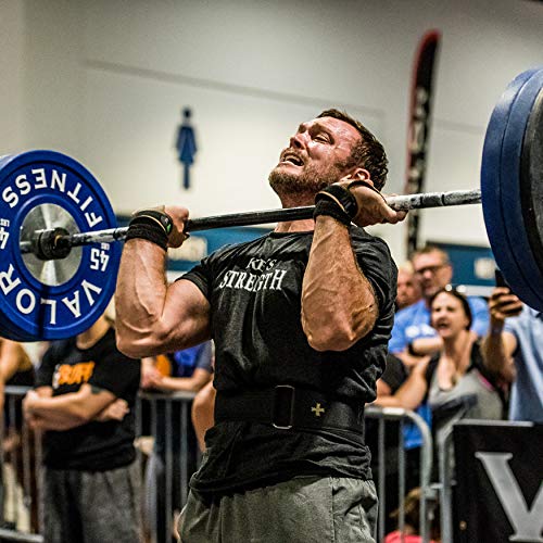 Valor Fitness OB-86-750B Men's Olympic Bar with Whip Action – Ideal for Cross Training, Black, One Size Fits All