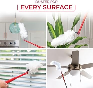 O-Cedar Flex & Catch Heavy Duty Dusting Refills (5 Count) | Disposable Duster Refill | Traps 3X More Dust Than Traditional Feather Duster