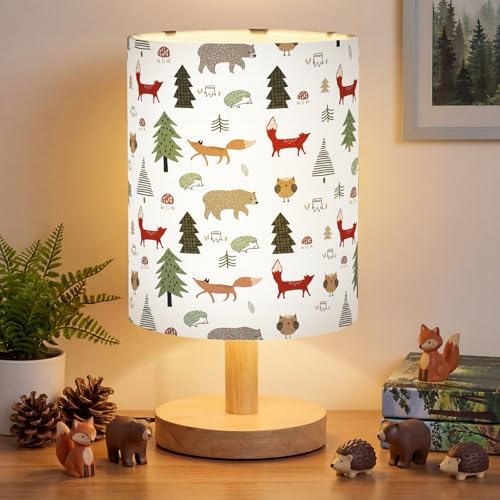 VIHOSE Animal Kids Table Lamp for Bedroom Kids Lamps for Girls Room