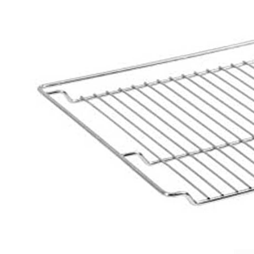 Griglia da forno cromata, 465 x 375 mm, resistente al calore fino a 600 °C, lavabile in lavastoviglie, griglia per forno e grill