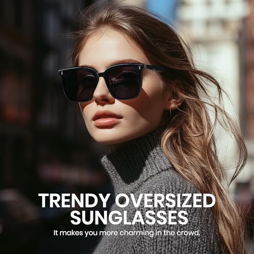 Image of Cyxus Polarized Rectangular Sunglasses Acetate Frame UV400 Protection Stylish Shades Women Men P1224