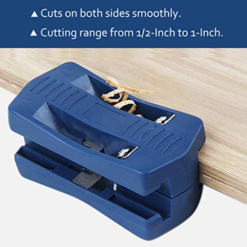 Luomorgo 2 Pcs Edge Banding Trimmer & Handle Edge Trimmer, Mini Plastic PVC Plywood Melamine Wood Veneer Double Edge Band Cutter, Manual Trimming Woodworking Tool Luomorgo 2 Pcs Edge Banding Trimmer & Handle Edge Trimmer, Mini Plastic PVC Plywood Melamine Wood Veneer Double Edge Band Cutter, Manual Trimming Woodworking Tool