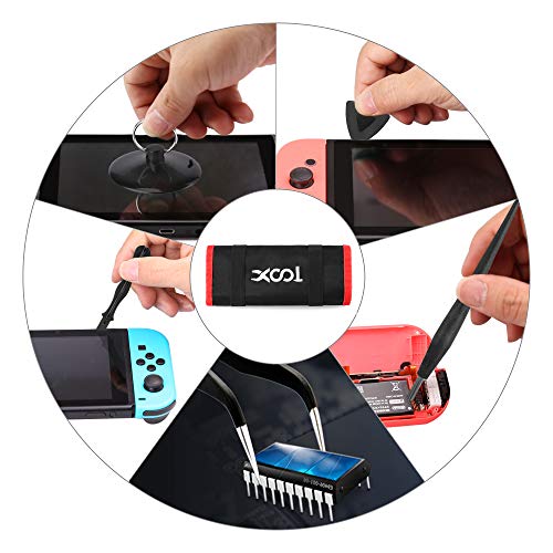 Xool Tri Tip Screwdriver, 17 In 1 Professional Screwdriver Game Bit Repair Tools Kit For Switch Joycon Ps3 Ps4 Ps5 Xbox One 360 Gamebit Nes Snes Ds Wii Gba #TOP6